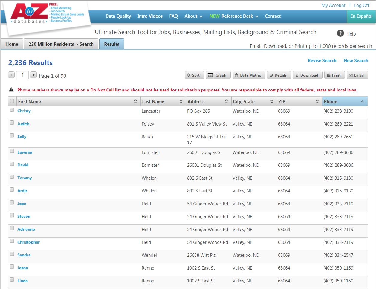 Research & Reference Tool AtoZ Databases